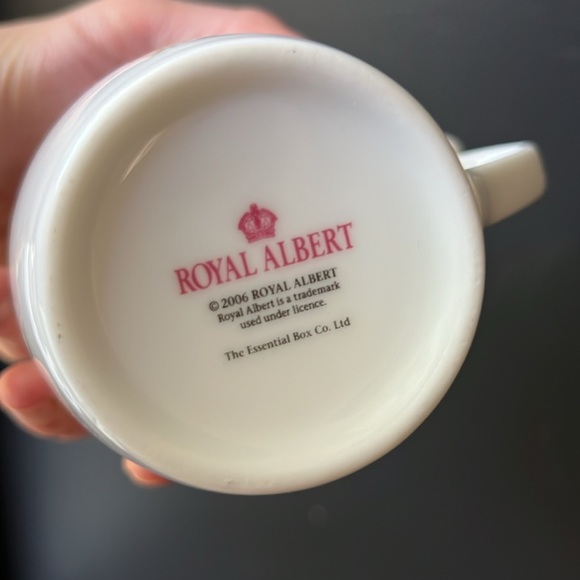 Rare Royal Albert Tea Strainer Mug Old Country Roses Tea Cup China - Picture 10 of 10